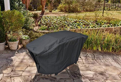 ZJYWSCH Grill Cover for Weber Slate 28" Griddle Outdoor Waterproof 600D Heavy Duty Webber Slate 28 inch Flat Top Rust-Resistant Griddle Grill Cover with Straps