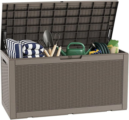 320 Gallon Outdoor Storage Box, Package Delivery Box by LAUSAINTHOME