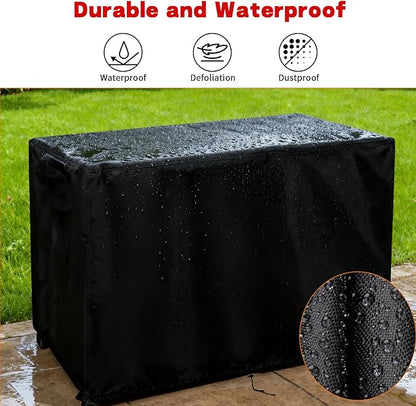 Grill Cart Cover, Outdoor Grill Stand Cover with UV Protection & Windproof Straps,Heavy Duty Covers for Most Standard Grill Carts/Pizza Oven Table -24" D x 33" W x 30" H