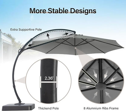 11ft Patio Cantilever Umbrella - Image 7