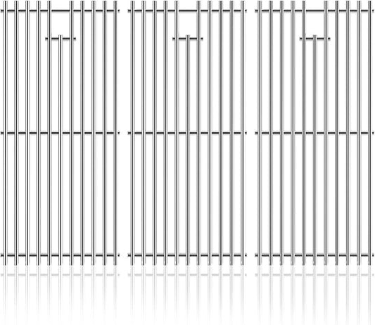 17’’ Stainless Steel Cooking Grates for Charbroil Commercial Infrared 463355220 463242516 463242515 463243016, Cooking Grids for Weber Spirit E/S-310, 320, 330, G466-0025-W1A Replacement Parts
