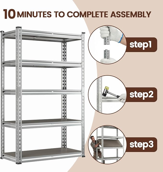 Romorgniz 60" H Waterproof and Rustproof Plant Shelf - Image 7