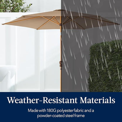 Best Choice Products 10ft Market Umbrella, Outdoor Sun Shade - Image 5