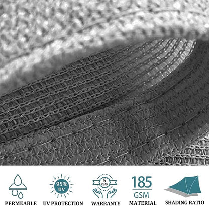 Shade&Beyond 16'x18' Sun Shade Sail Canopy Rectangle, UV Block Breathable - Image 3