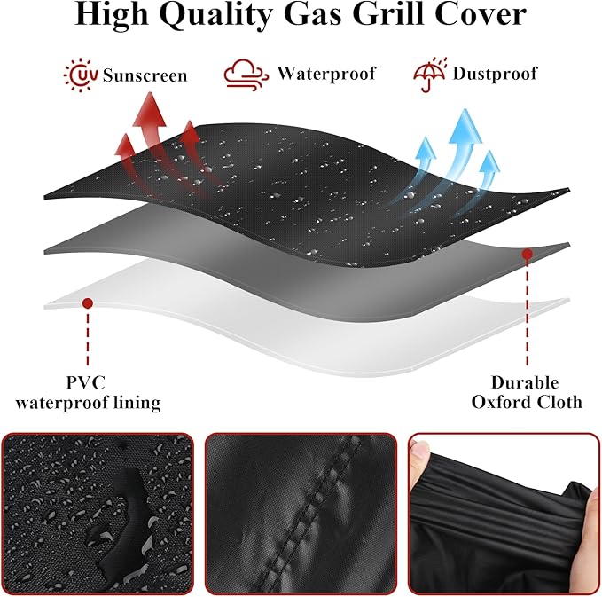 Pizza Oven Cover for Blackstone 2404 Leggero Tabletop Pro Pizza Oven Accessories, Heavy Duty Grill Cover for Blackstone Pizza Oven - 25" L×26" W×11" H