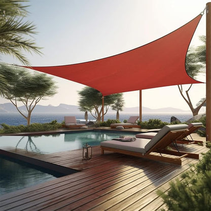 Shade&Beyond Custom Sun Shade Sail 10'x13'RectangleSun Sail Shades Patio UV by ShadeBeyond
