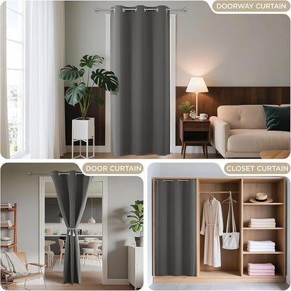 Joydeco Door Curtain Blackout Curtains - Image 4