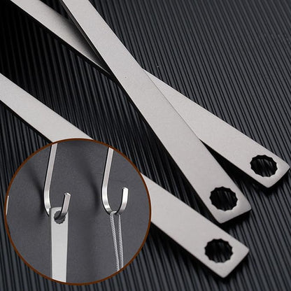Portable Camping Cutlery Set Outdoor Metal Tableware Fork Spoon Chopstick Travel Utensils for Outdoor Picnics Dining
