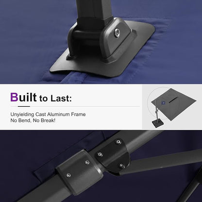 PURPLE LEAF Cantilever Umbrella - Image 6