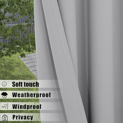 BONZER Waterproof Indoor/Outdoor Curtains - Image 3