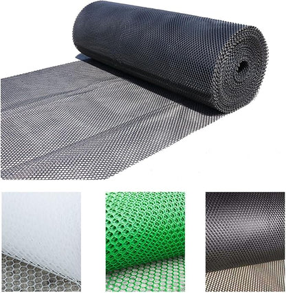 39.3″ x 32.8′ Chicken Mesh Fence Roll Versatile Plastic Fencing Netting Heavy Duty Balcony Protection Safety Mesh Easy Cut for Home Décor Gardening Poultry Barrier(Size:1x20M - Mesh 1.8cm,Color:Black)