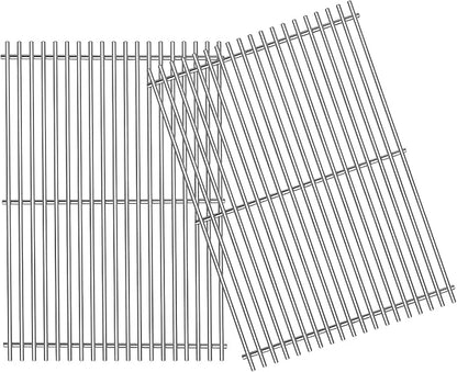 18 7/8" Stainless Steel Genesis 2 Grill Grates for Weber Genesis ii E-310 E-315 E-325 E-330 E-340 S-335 S-340 GS4 Genesis ii Grill Parts for Weber 66095 Genesis ii 300 LX 300 Series Grills