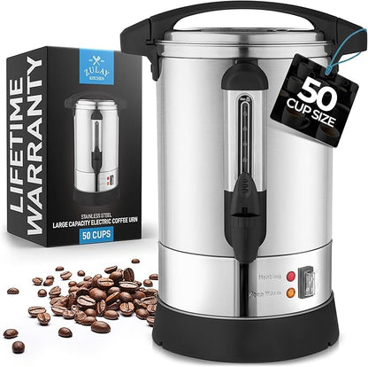 Zulay Kitchen Commercial Grade Coffee Maker Hot Water Urn