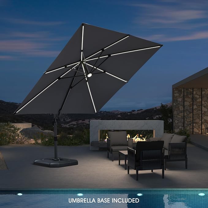PURPLE LEAF Outdoor Umbrella - Image 2