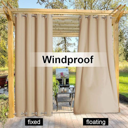 NICETOWN Weighted Outdoor Curtains - Image 6