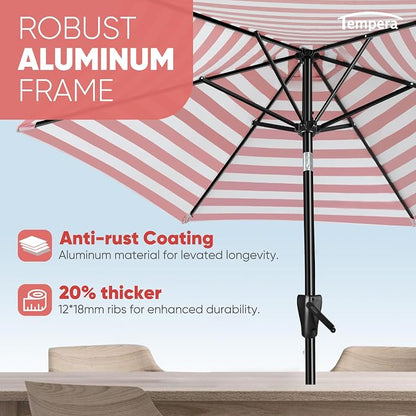 Tempera Patio Market Outdoor Table Umbrella - Image 4