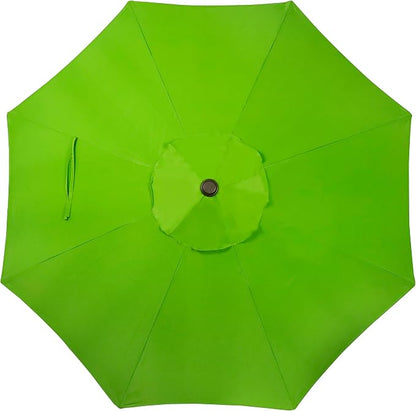 9' Outdoor Patio Umbrella, Outdoor Table Umbrella, Yard Umbrella, Market - Image 4