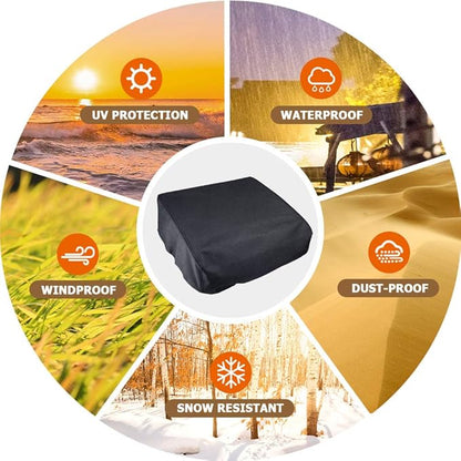 iCOVER 17 inch Griddle Cover- Heavy Duty Waterproof 600D Polyester Canvas Table Top Griddles Covers Designed for Blackstone