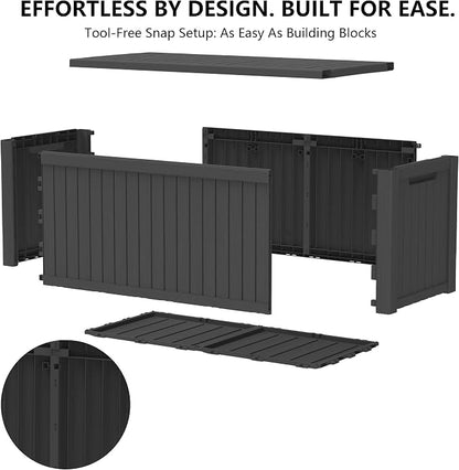 Outdoor Storage Box, 200 Gallon Waterproof Deck Box, Premium Hydraulic Cushion - Image 8