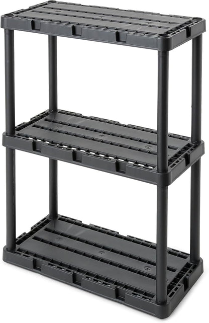 Gracious Living 3 Shelf Knect-A-Shelf Solid Light Duty Storage Unit 3-Shelf by GraciousLiving