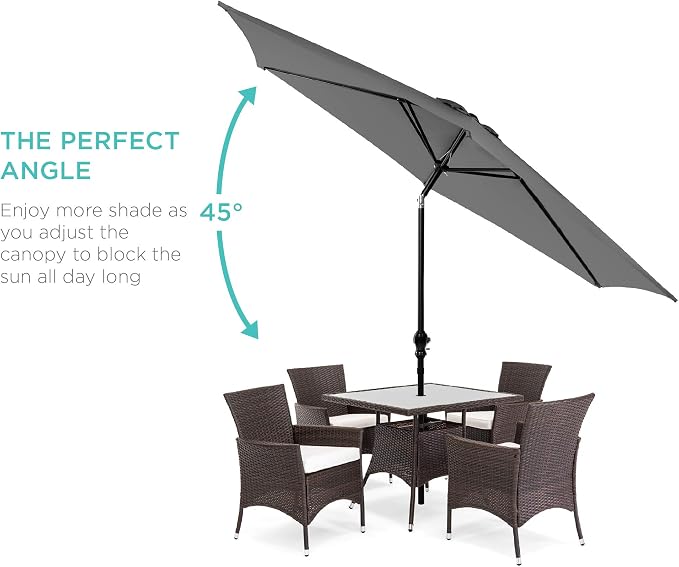 Best Choice Products 10ft Outdoor Patio Umbrella, Outdoor Table Umbrella - Image 2