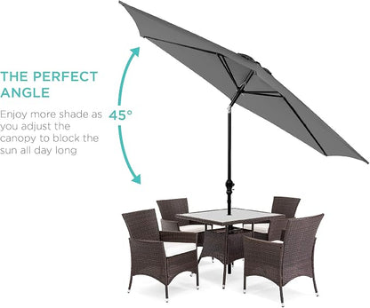 Best Choice Products 10ft Outdoor Patio Umbrella, Outdoor Table Umbrella - Image 2