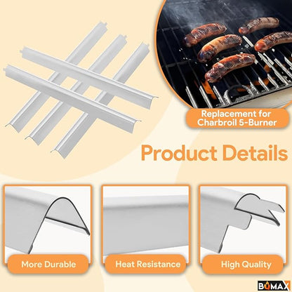 17 Inch Grill Grate & Heat Plate for Charbroil Performance 5 Burner Grill 463449021 463451022 463448021 463450022 463455021 G426-0005-W1, Cooking Grate for Charbroil Grill Replacement Parts 5 Burner