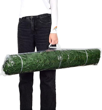 DearHouse Artificial Ivy Privacy Fence, 196.85x39.37inch Artificial Hedges Fence and Faux Maple Leaf Decoration for Outdoor Garden Decor
