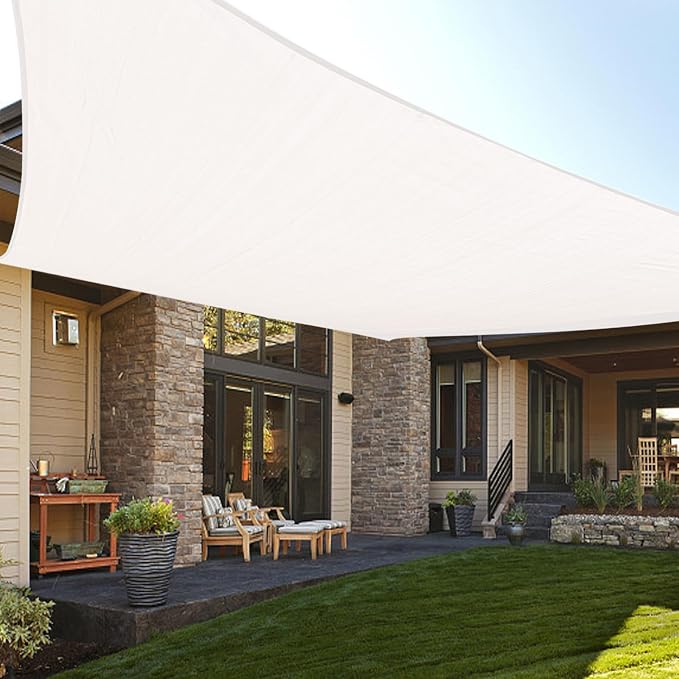 LOVE STORY 6.5' x 10' Rectangle Sun Shade Sail by LOVESTORY