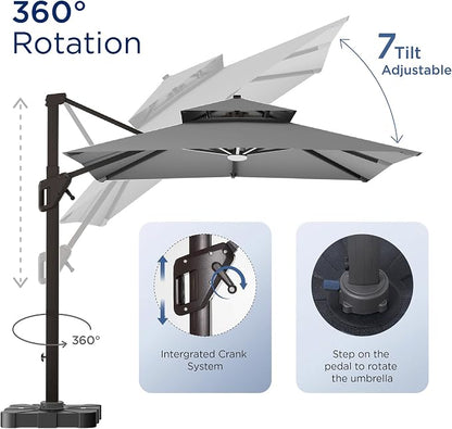 Deconk 10' X 13 'Patio Umbrella - Image 9