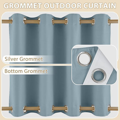 HDCAXKJ Waterproof Outdoor Curtains - Image 3