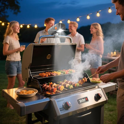 Auto On/Off Grill Light for Blackstone & Weber, Outdoor BBQ Light with Gravity Sensor, LED Griddle Accessory, Perfect Gifts, Stocking Stuffers for Men Dad Husband, Mens Gifts