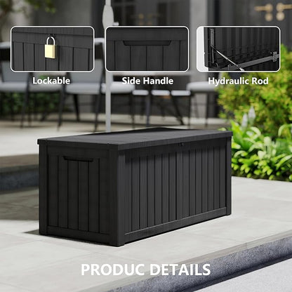 230 Gallon Resin Deck Box, Package Delivery Box - Image 3