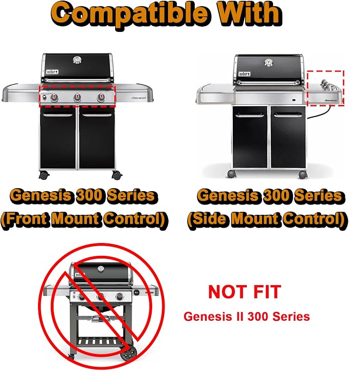 7524 Grill Grates Genesis E-310 Grill Replacement Parts for Weber Genesis 300 Series E/S 310/320 E-330 S330 E310 E330 S-330 S310 Special Edition EP310 EP330 EP 310 EP 330 65937 6511001 Cooking Grates