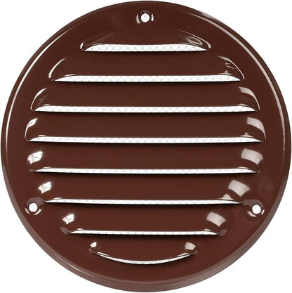 Repa Market 4 Inch (Opening Dimensions) Air Vent Covers/Brown Galvanized Steel Return Air Grille/AC Vent Cover/Wall or Ceiling HVAC Registers Grilles & Vents for DIY & Home Improvement