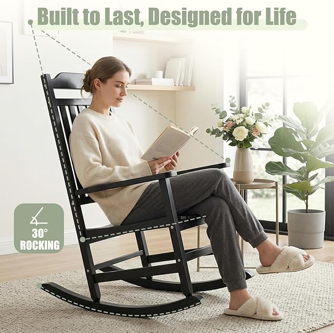EFU Outdoor Rocking Chairs Set of 2 - Image 4