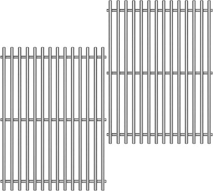 9MM 15" Stainless Steel Grill Grates for Weber Spirit E-210 Spirit E/S 200 & 210 Genesis Silver A Spirit 500 Gas Grill with Side Control Panel for Weber 7522 65905 65904 Spirit 200 Series