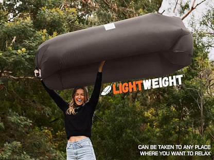 WEKAPO Inflatable Sun Lounger, Air Sofa, Hammock, Portable, Waterproof and Leak-Proof, Ideal for Backyard, Beach, Travel, Camping, Picnics and Music Festivals