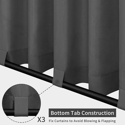 Easy-Going Outdoor Patio Curtains 2 Panels, 54x96 inch, Porch and Pergola - Image 3