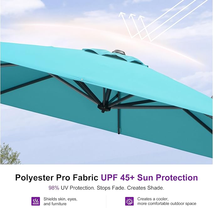 PURPLE LEAF Patio Umbrella - Image 6