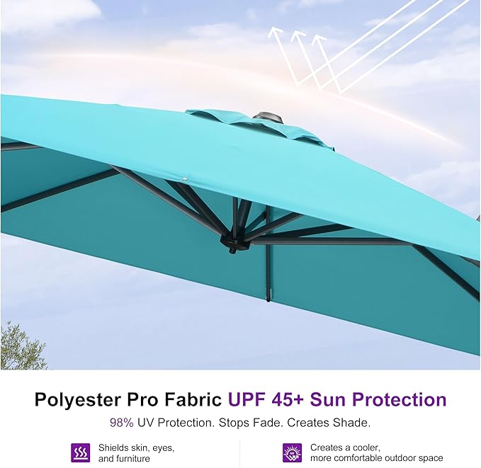PURPLE LEAF Patio Umbrella - Image 5