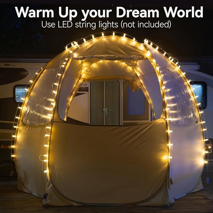 Alvantor Pop Up Screen House Tent, Instant Outdoor Gazebo - Image 8