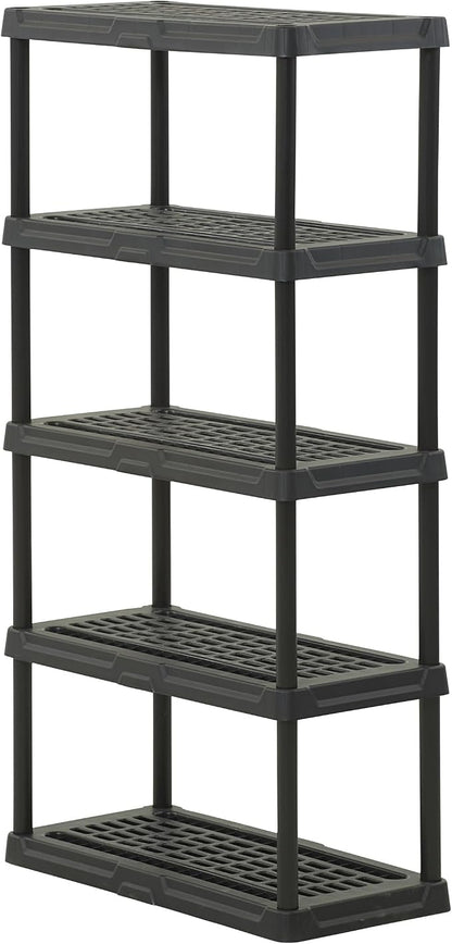 CENTREX 5-Tier Heavy Duty Plastic Storage Shelves by Unknown