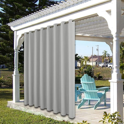 BONZER Outdoor Curtains for Patio Waterproof Thick Privacy | Extra Wide Grommet - Image 7