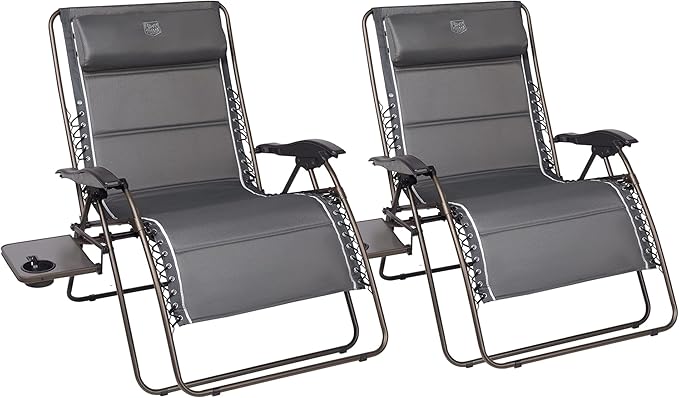 Timber Ridge Oversized Zero Gravity Chair, 33In Wide XXL Zero Gravity Reclining by TIMBERRIDGE
