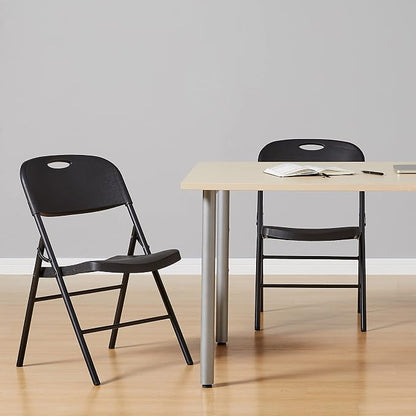 Amazon Basics Portable Folding Plastic Chair, Events Seating, 350-Pound Capacity - Image 2