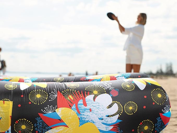 WEKAPO Inflatable Sun Lounger, Air Sofa, Hammock, Portable, Waterproof and Leak-Proof, Ideal for Backyard, Beach, Travel, Camping, Picnics and Music Festivals