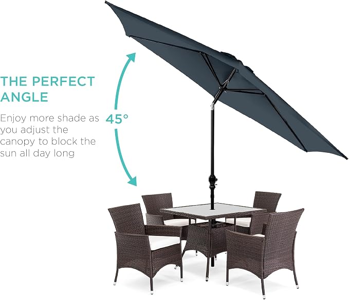 Best Choice Products 10ft Outdoor Patio Umbrella, Outdoor Table Umbrella - Image 2