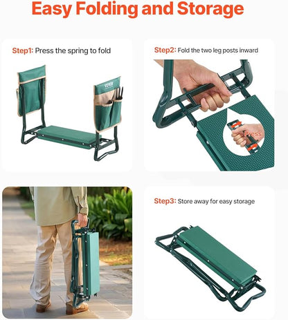 VEVOR Garden Kneeler and Seat Heavy Duty, Kneeling Bench - Image 7