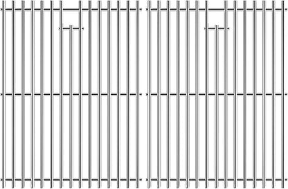15" Stainless Steel Cooking Grate for Weber Spirit 200 Series, Spirit E/S 200 & 210 with Side Control Panel, Spirit 500, Genesis Silver A, Grill Grate Replacement for Weber 7522 7523 7521 65904 65905